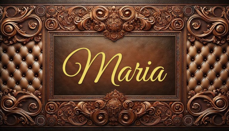 Maria: Semnificația numelui